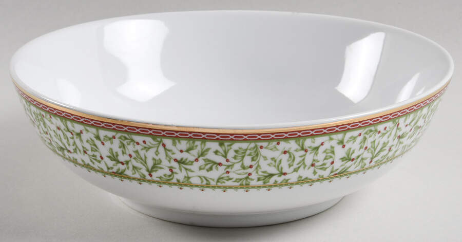 Holiday Traditions 9" Round Serving Bowl by Mikasa-1
