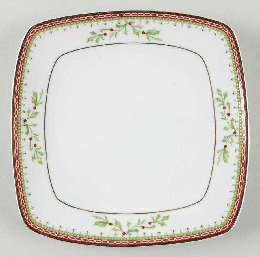 Holiday Traditions Square Salad Plate by Mikasa-1