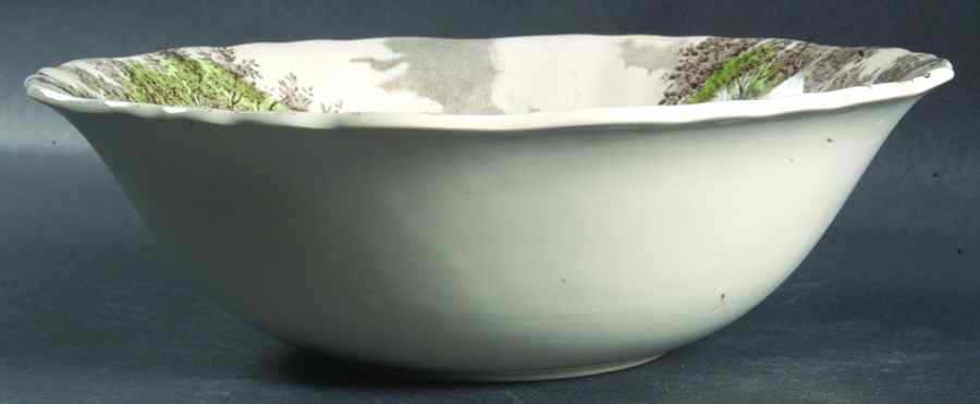 Olde Avon Dale (Multicolor with Yellow) 8" Round Vegetable Bowl by J & G Meakin-1