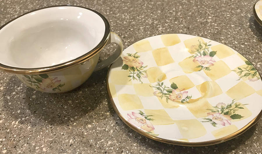 Lemon Curd Flat Cup & Saucer Set by MacKenzie-Childs-1