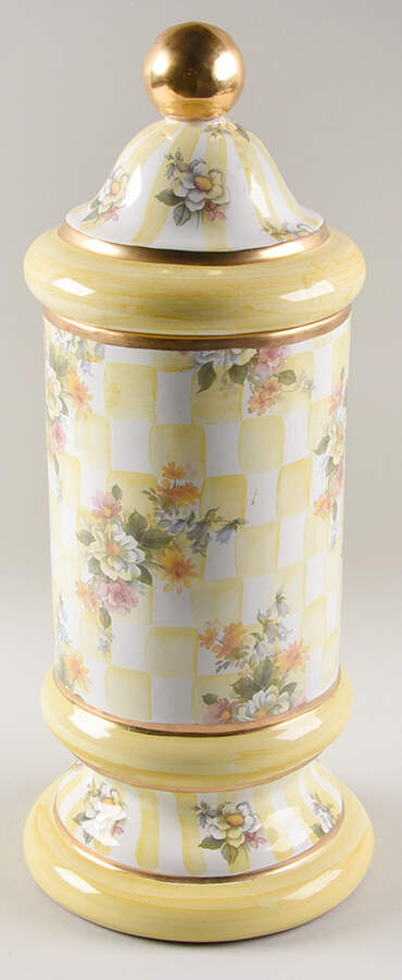 Lemon Curd Large Canister & Lid by MacKenzie-Childs-1