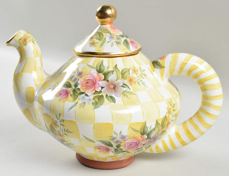 Lemon Curd Teapot & Lid by MacKenzie-Childs-1