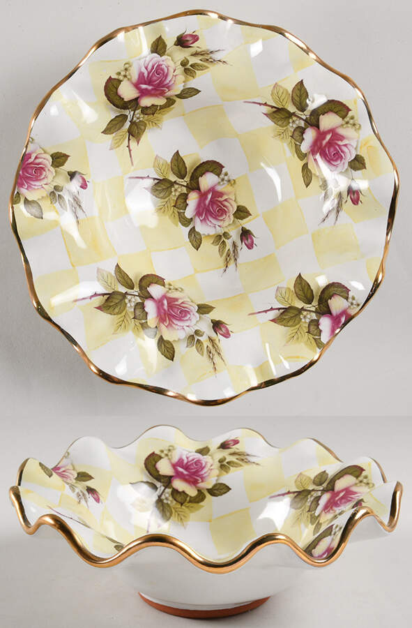 Lemon Curd Coupe Cereal Bowl by MacKenzie-Childs-1