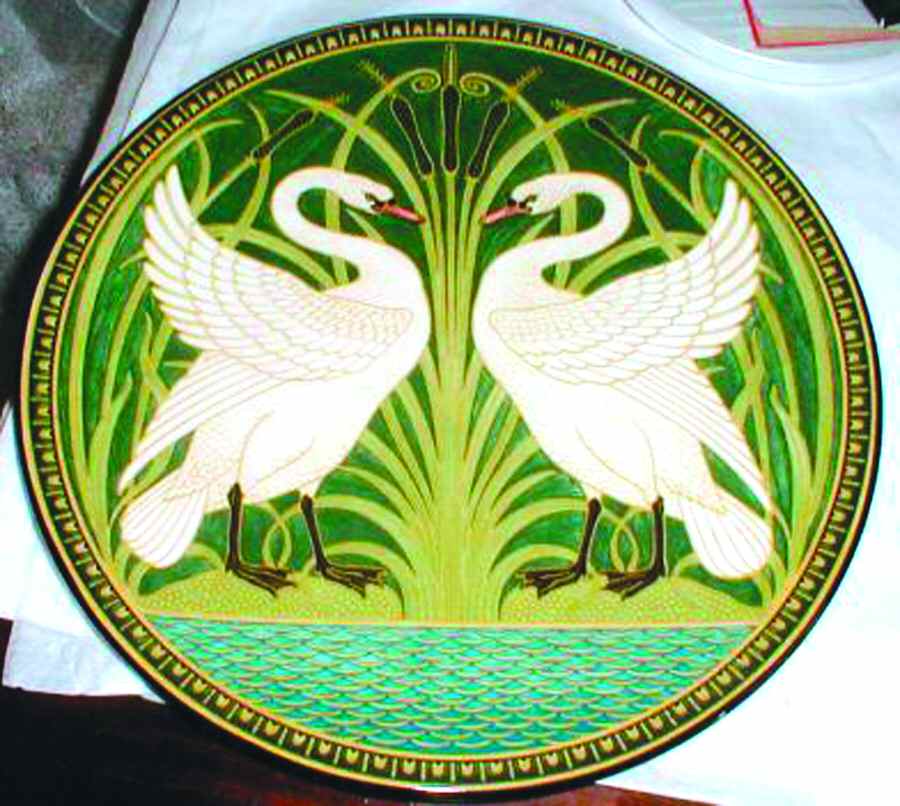 Swans Service Plate (Charger) by Mason's-1