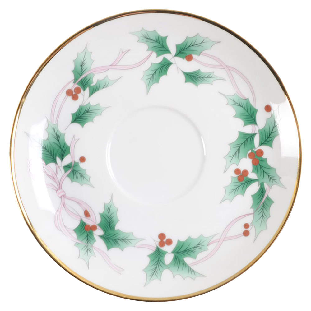 Christmas Holly Saucer by Mikasa-1