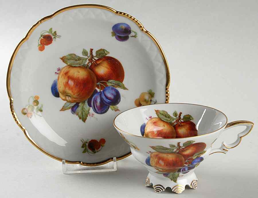 MIT209 Footed Cup & Saucer Set by Mitterteich-1