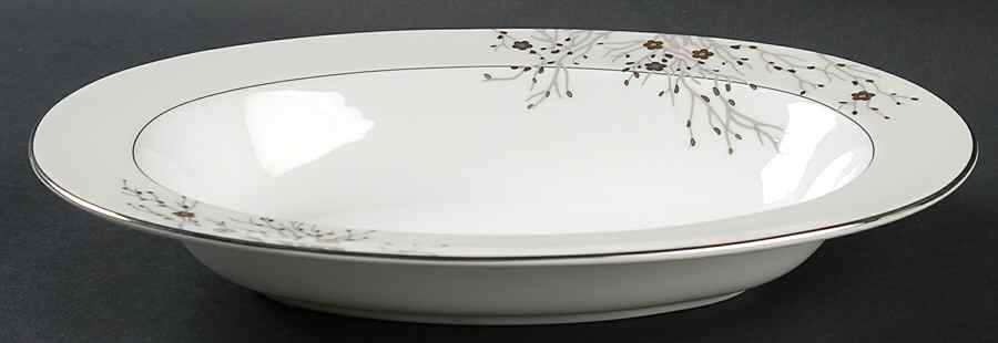Imperial Blossom 11" Oval Vegetable Bowl by Mikasa-1