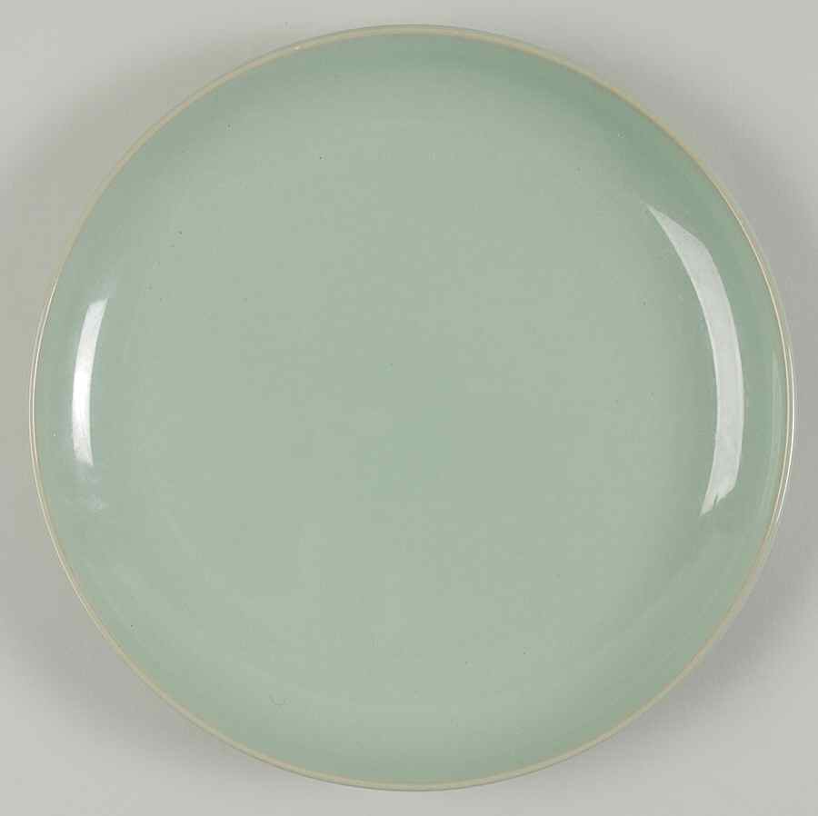 Green Glaze Salad/Dessert Plate by Martha Stewart-1