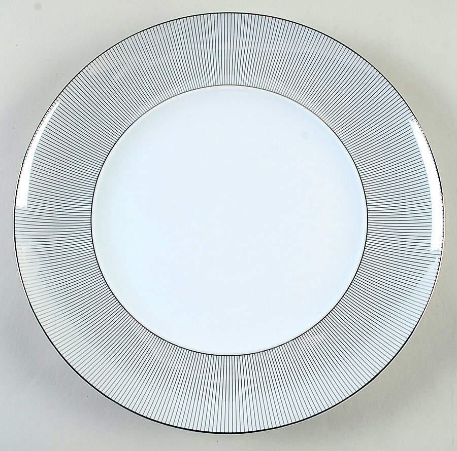Platinum Shimmer 12" Chop Plate (Round Platter) by Mikasa-1
