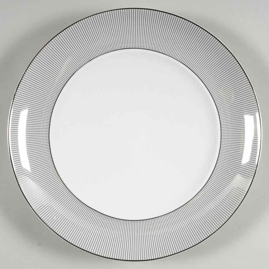 Platinum Shimmer Dinner Plate by Mikasa-1