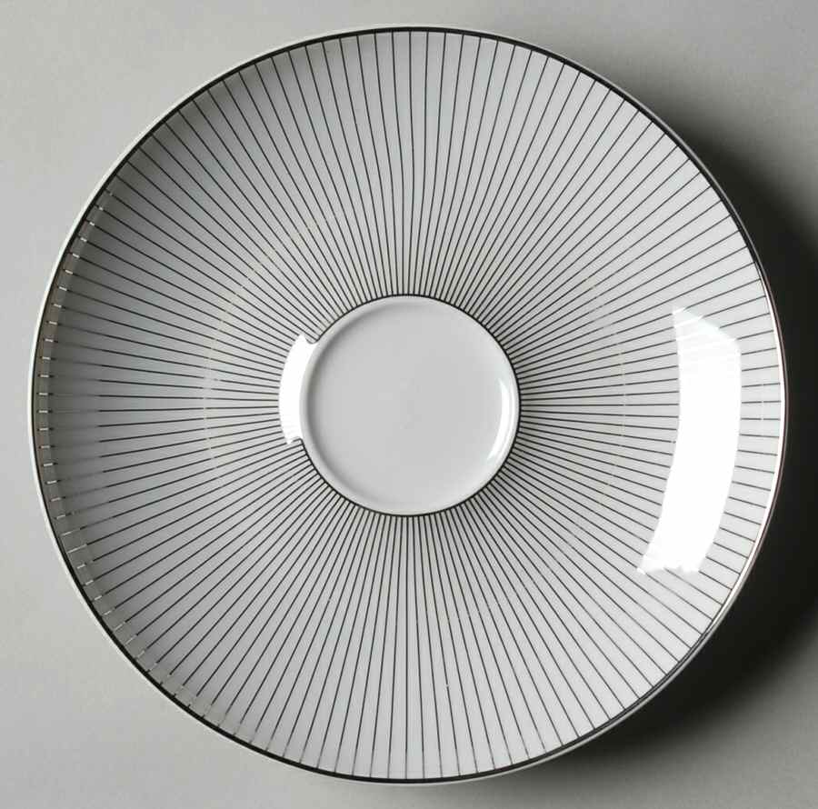 Platinum Shimmer Saucer by Mikasa-1