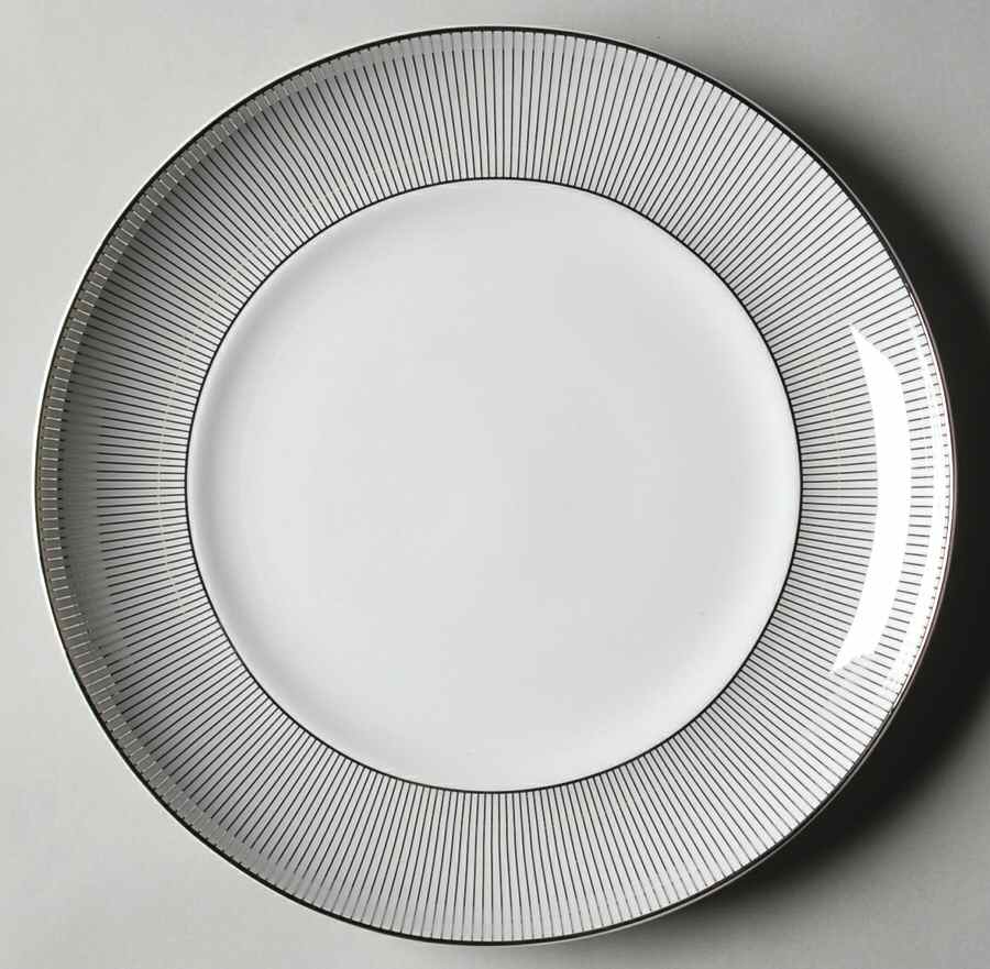 Platinum Shimmer Salad Plate by Mikasa-1