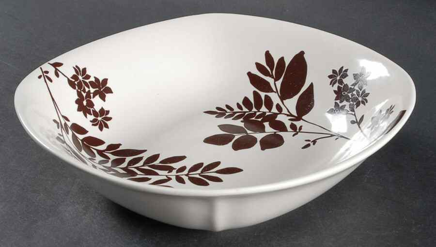 Brown Branch Silhouette Soup/Cereal Bowl by Martha Stewart-1