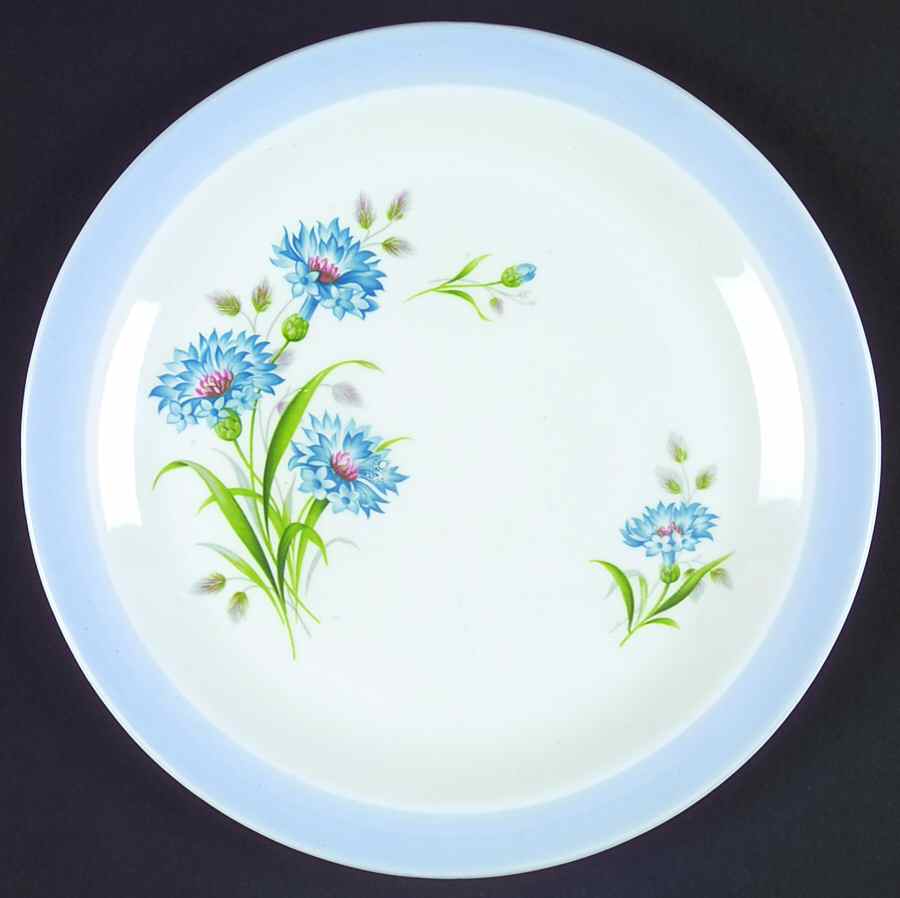 Cornflower Dessert/Pie Plate by Alfred Meakin-1