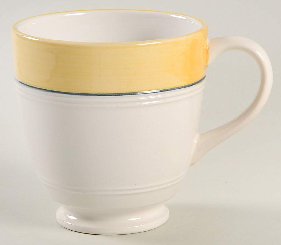 Canary Banded Bistro Mug by Martha Stewart-1