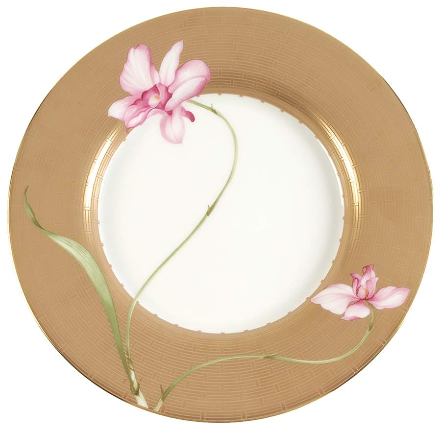 Orchid Dinner Plate by Minton-1