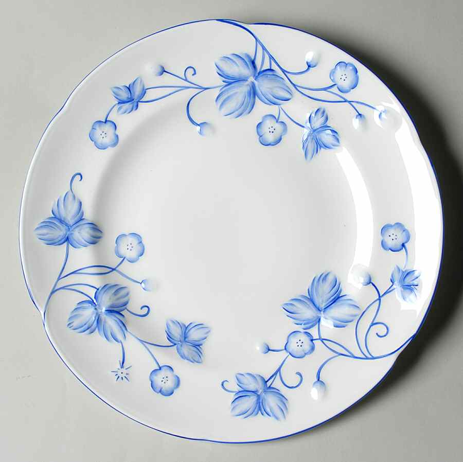 Victoria Strawberry Blue Dinner Plate by Minton-1