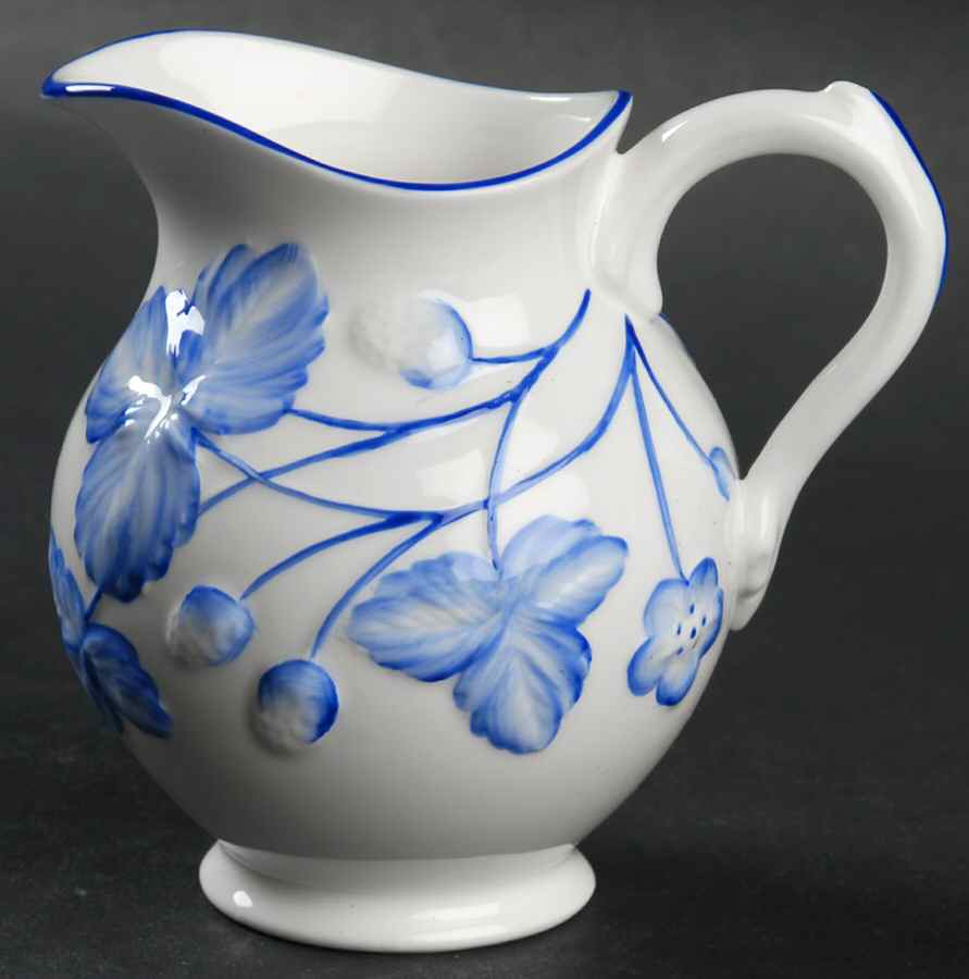 Victoria Strawberry Blue Mini Creamer by Minton-1