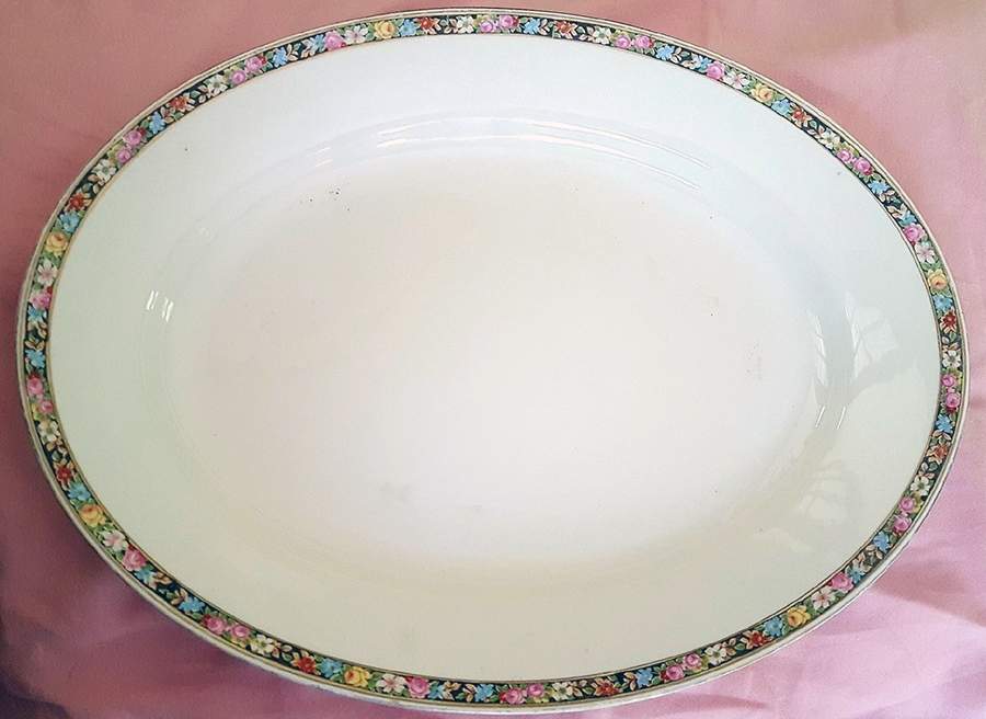 MEK238 16" Oval Serving Platter by J & G Meakin-1