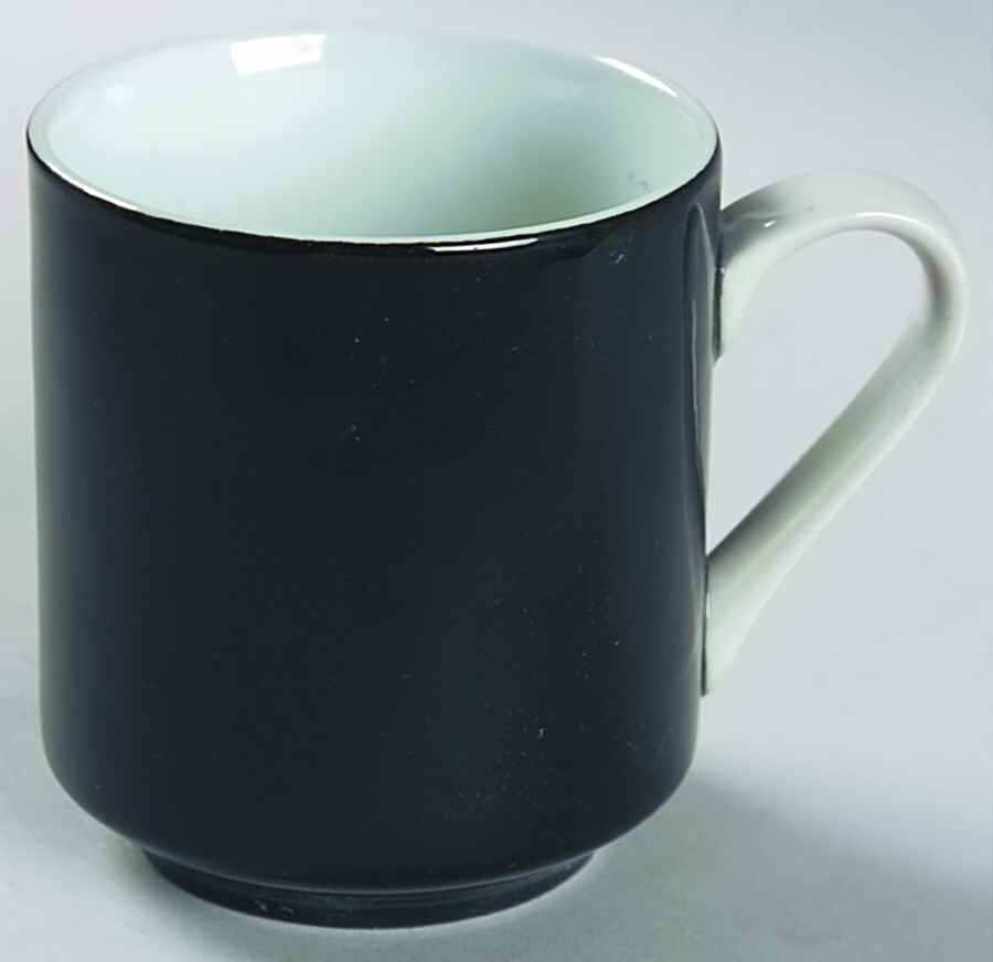 Black Flat Cup by Mikasa-1