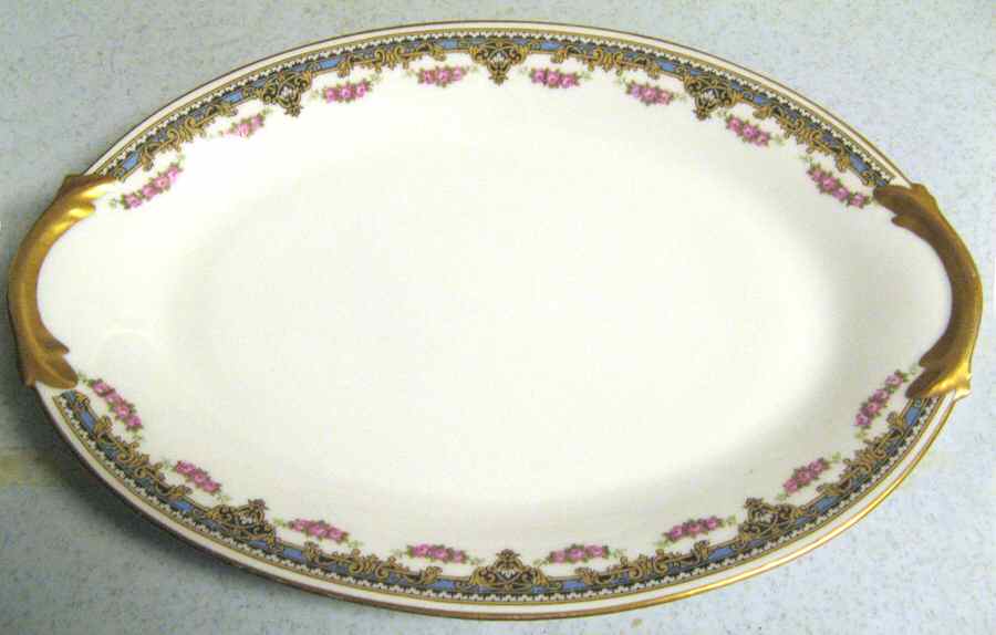 MHL6 12" Oval Serving Platter by Michelaud Freres-1