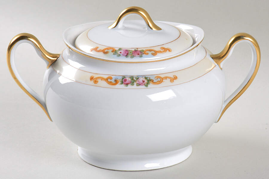 MEI1009 Sugar Bowl & Lid by Meito-1