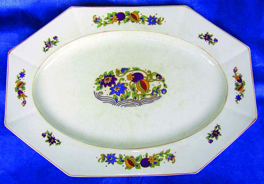 MYO113 14" Oval Serving Platter by Myott Staffordshire-1