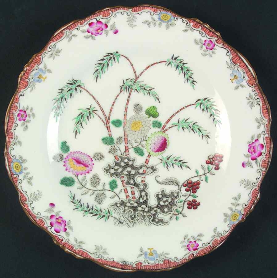 Meissen Luncheon Plate by Minton-1