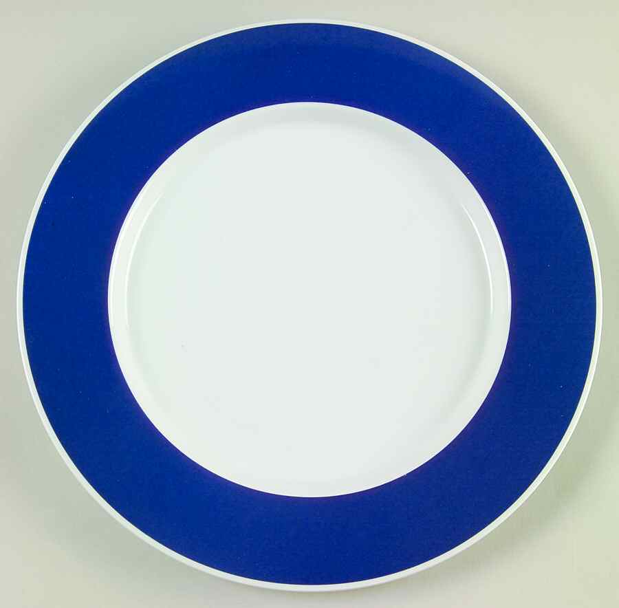 Colorations Cobalt Blue Dinner Plate by Mikasa-1