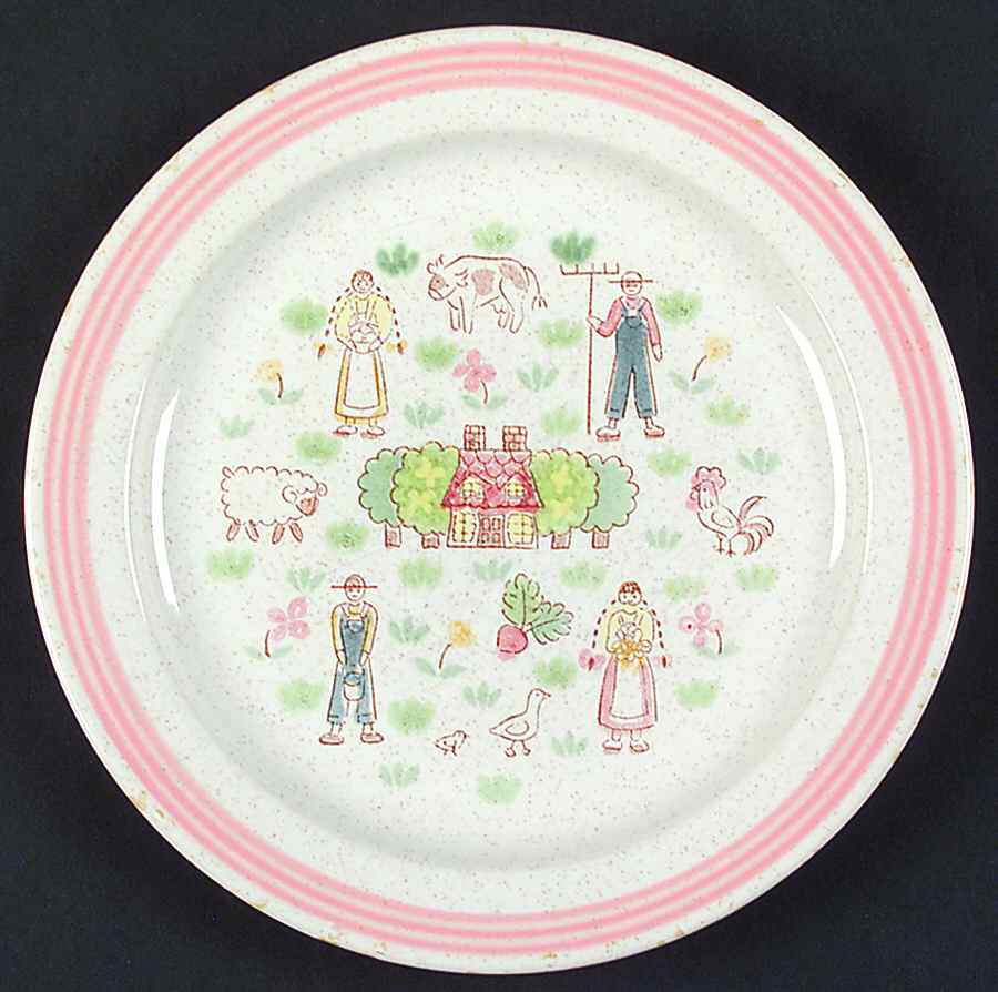 Country Day Salad Plate by Mount Clemens-1