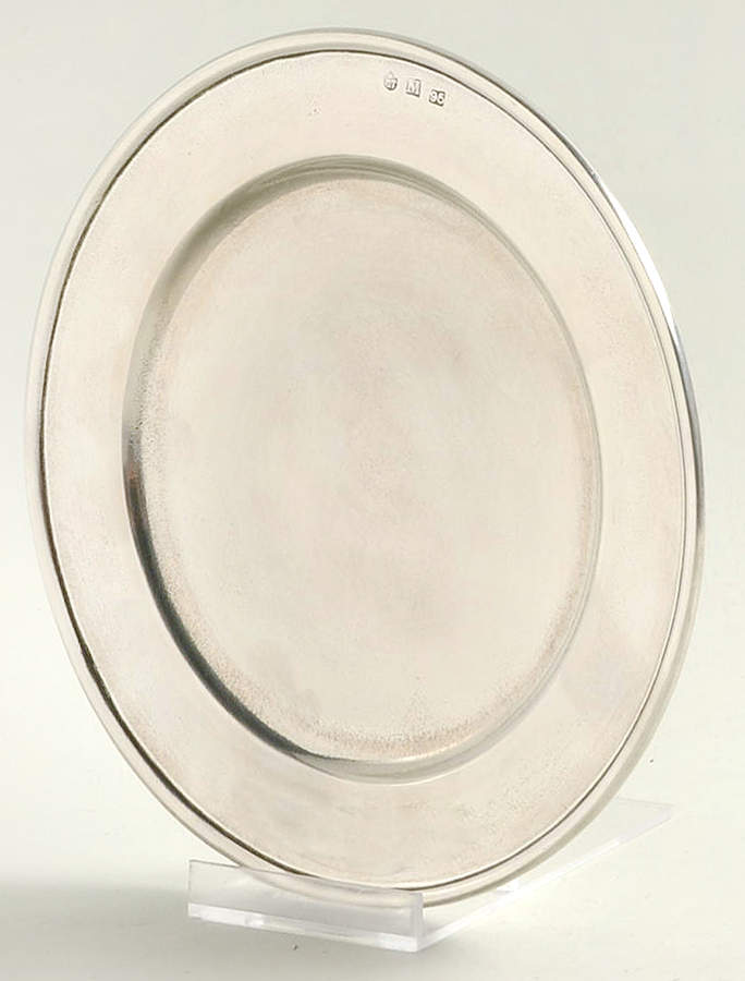 Convivio White Pewter Bread & Butter Plate by Match Pewter-1