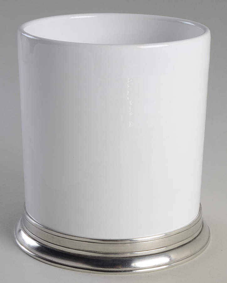 Convivio White Small Canister No Lid by Match Pewter-1
