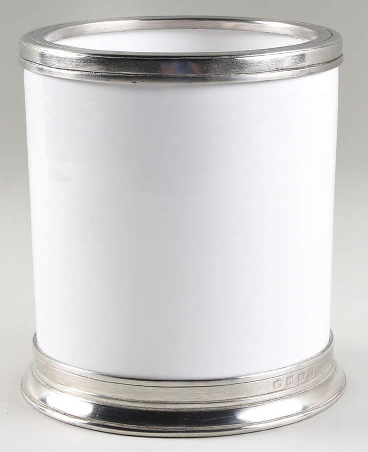 Convivio White Utensil Holder by Match Pewter-1