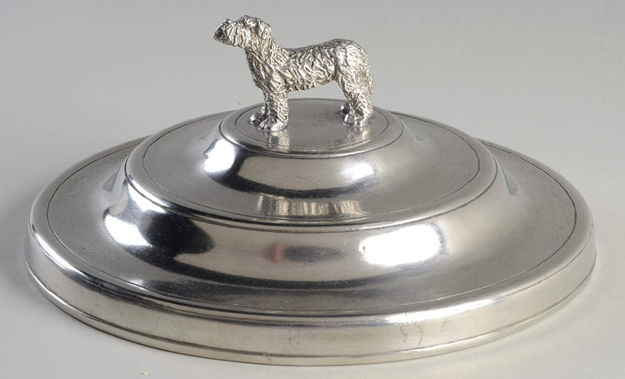 Convivio White Lid for Cookie Jar by Match Pewter-1
