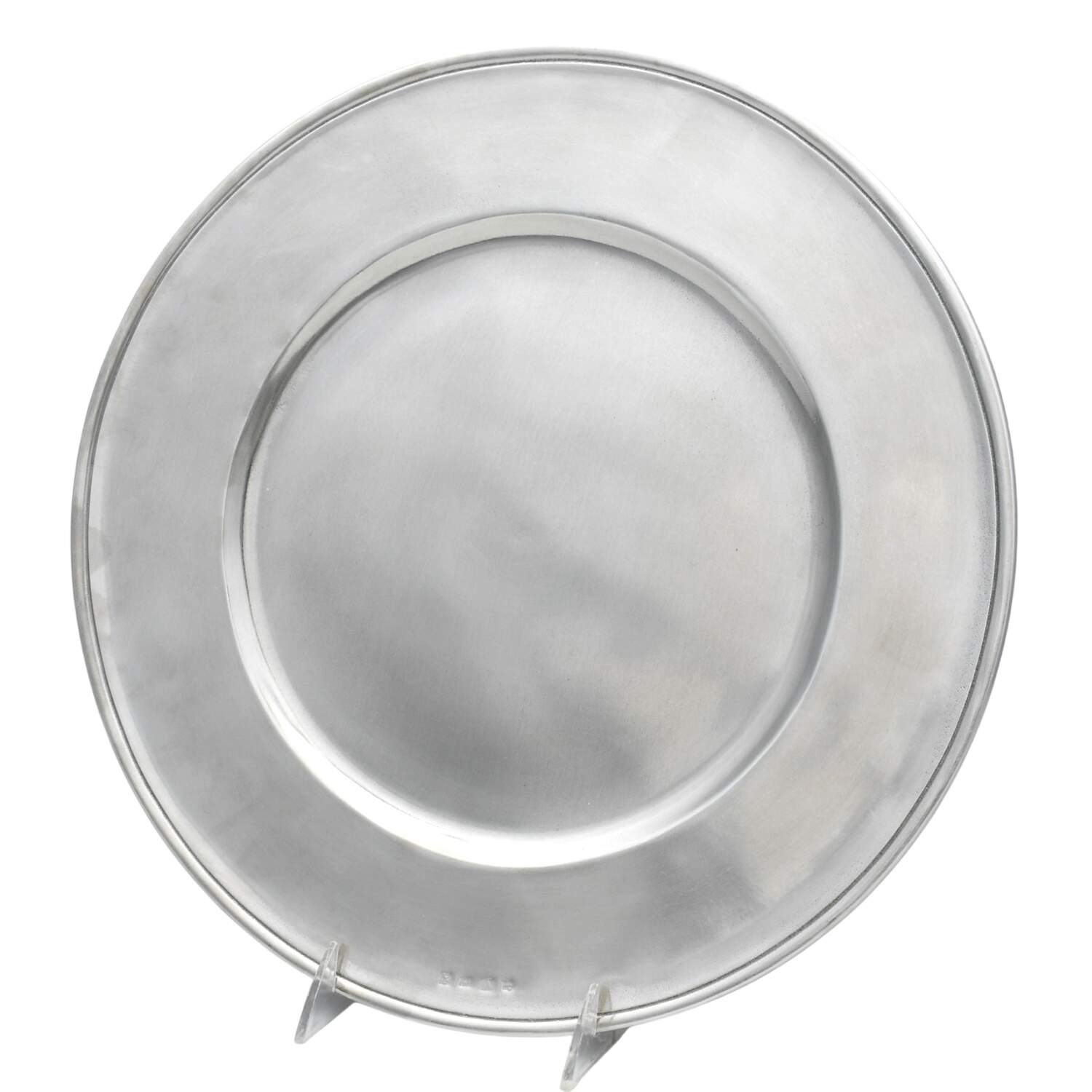 Convivio White Service Plate (Charger) by Match Pewter-1