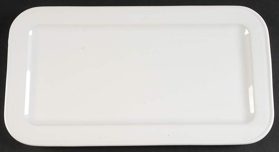 Convivio White 13" Rectangular Tray by Match Pewter-1