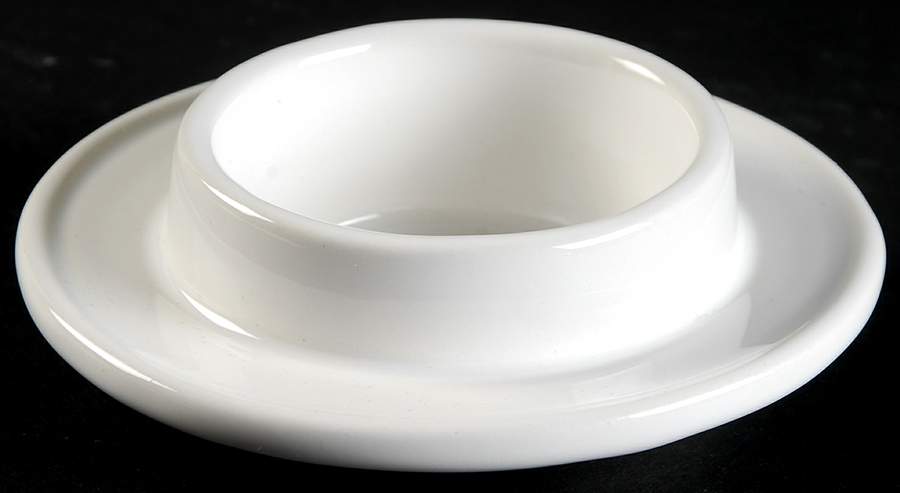 Convivio White Round Butter No Lid by Match Pewter-1