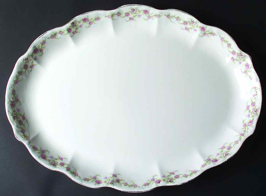 MAD188 19" Oval Serving Platter by John Maddock & Sons-1