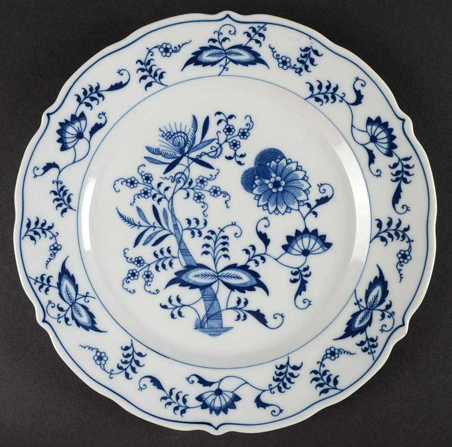 Blue Danube (Blue Design) Dinner Plate by Mascot (Japan)-1