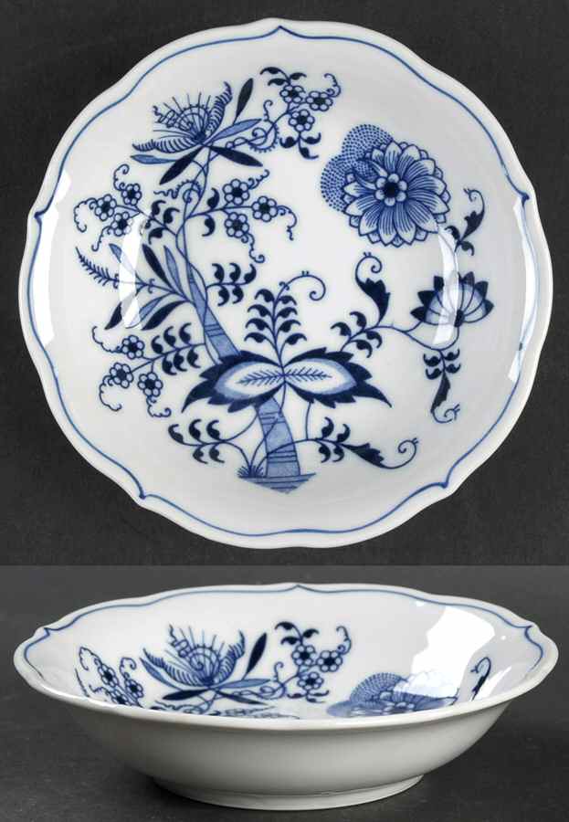 Blue Danube (Blue Design) Fruit/Dessert (Sauce) Bowl by Mascot (Japan)-1