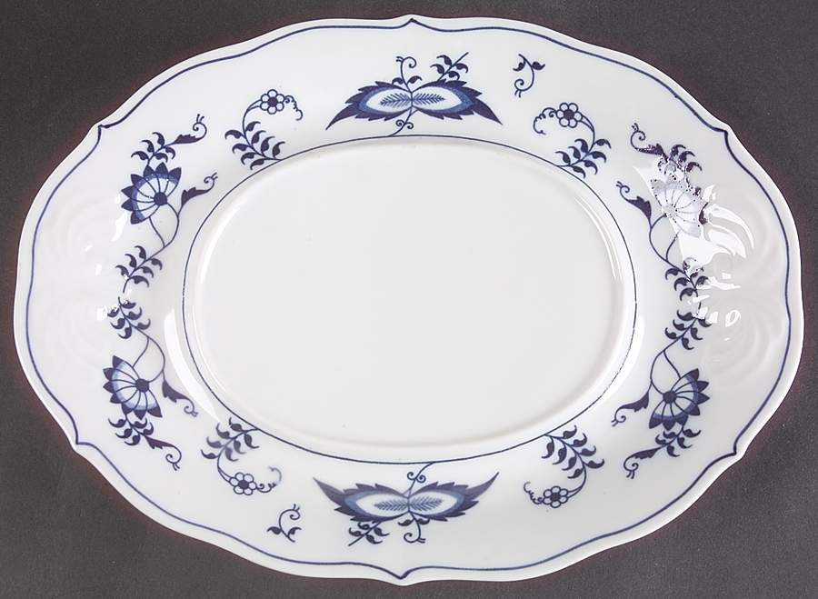 Blue Danube (Blue Design) Underplate for Oval Tureen by Mascot (Japan)-1