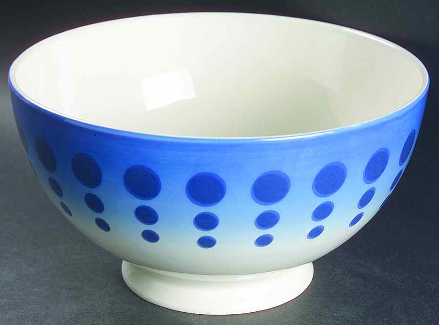 Lorraine Stencil 8" Round Vegetable Bowl by Martha Stewart-1