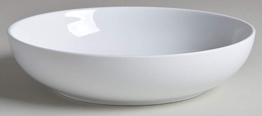 Kensington (Whiteware) Individual Dinner Bowl by Martha Stewart-1