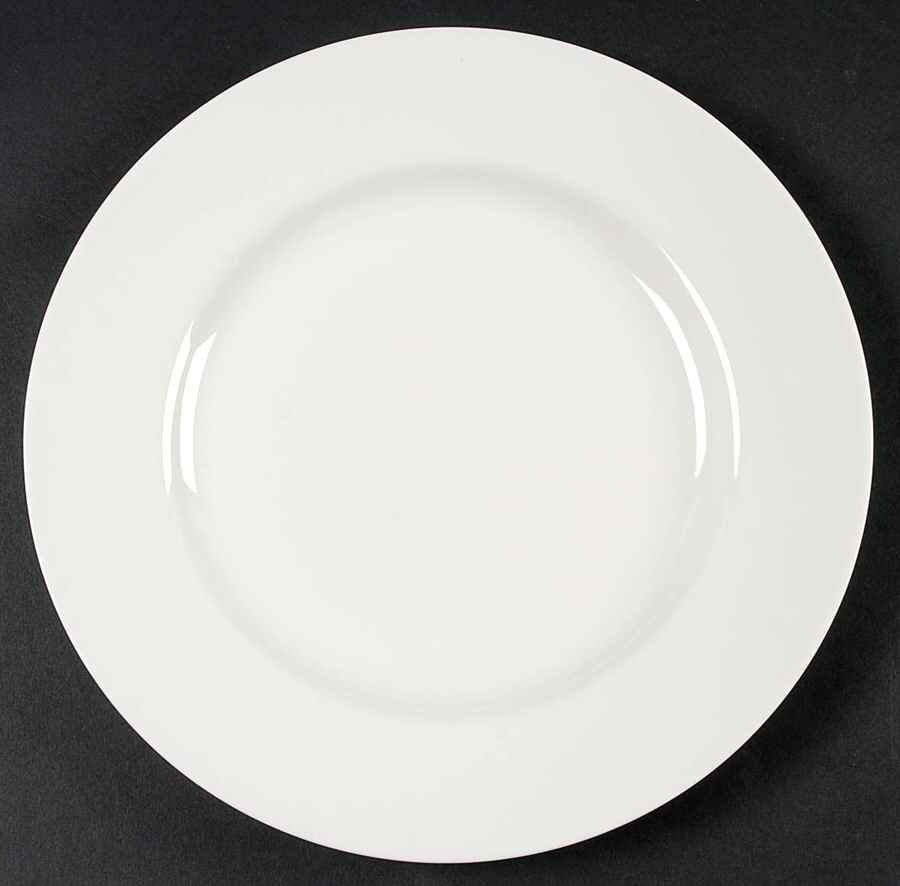 Kensington (Whiteware) Salad/Dessert Plate by Martha Stewart-1