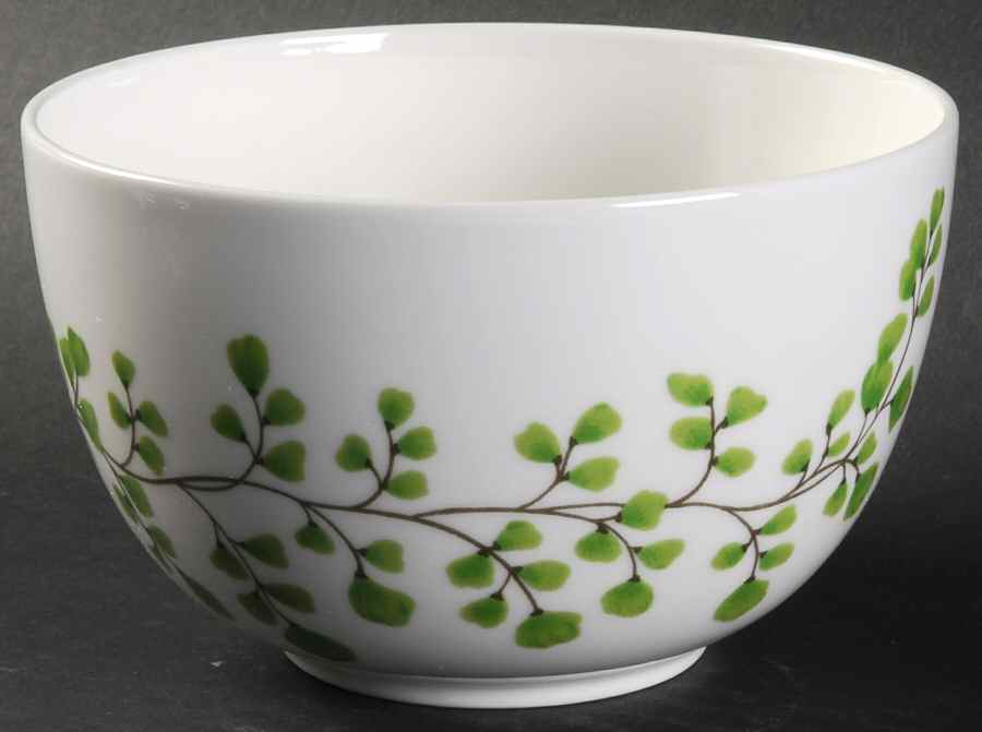 Maidenhair Fern Green Soup/Cereal Bowl by Martha Stewart-1