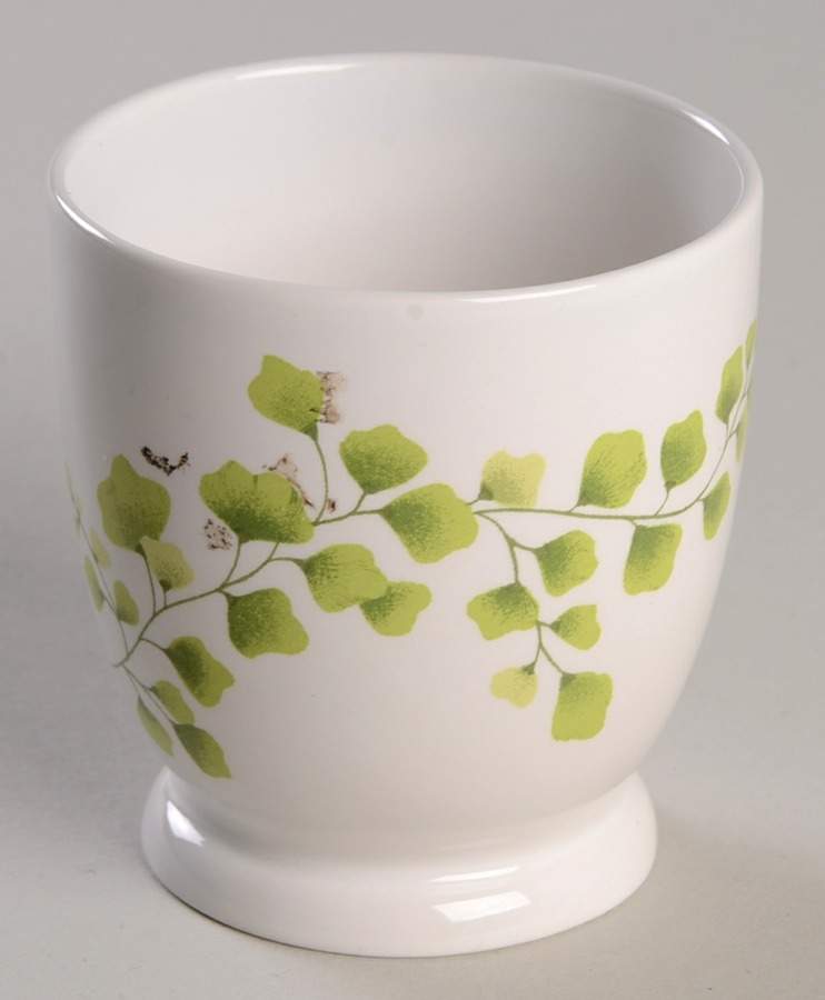 Maidenhair Fern Green Single Egg Cup by Martha Stewart-1