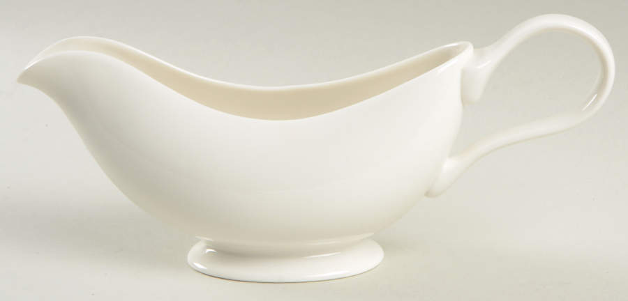 Whiteware (Serveware) Gravy Boat by Martha Stewart-1