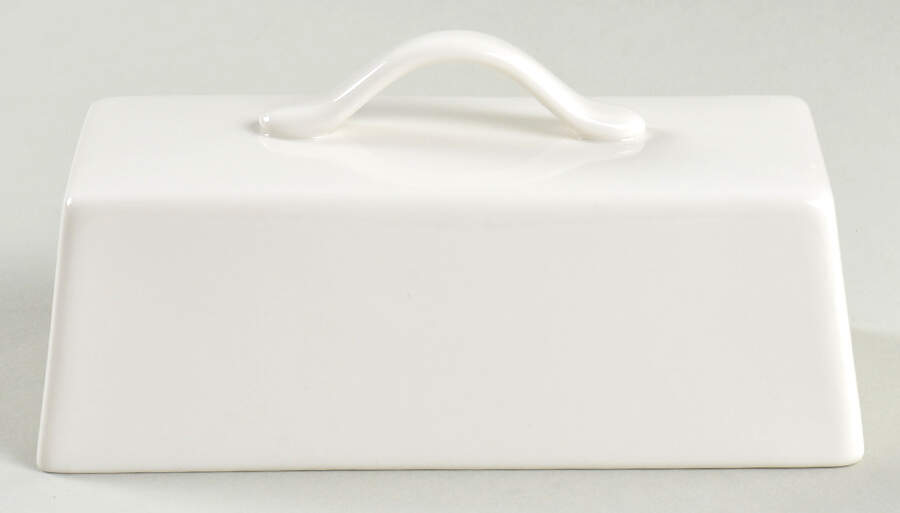 Whiteware (Serveware) Lid for 1/4 Lb Butter by Martha Stewart-1