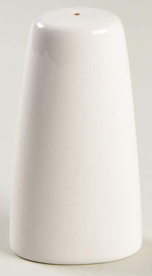 Whiteware (Serveware) Salt Shaker by Martha Stewart-1