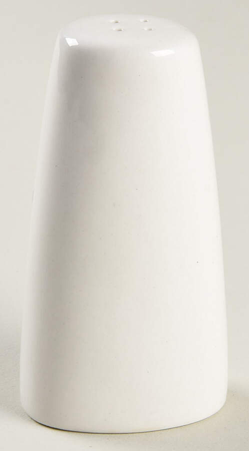 Whiteware (Serveware) Pepper Shaker by Martha Stewart-1
